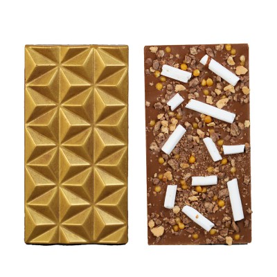 Chocolade Bar | Goud | Meringue | Cookie Crumble