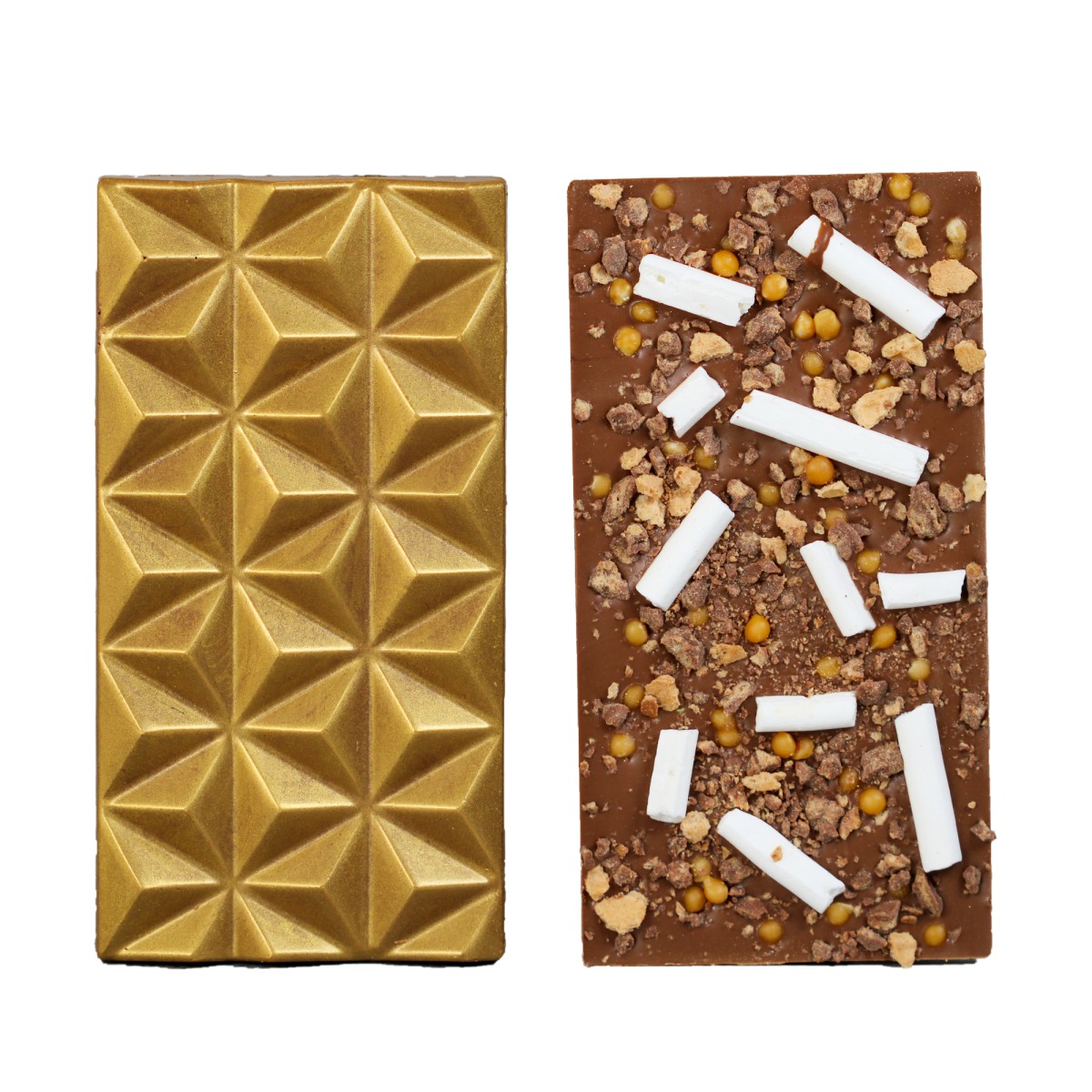 Chocolade Bar | Goud | Meringue | Cookie Crumble | MELK