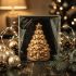 Luxe Chocolade Kerstboom Goud Massief Kerst Chocolade MELK