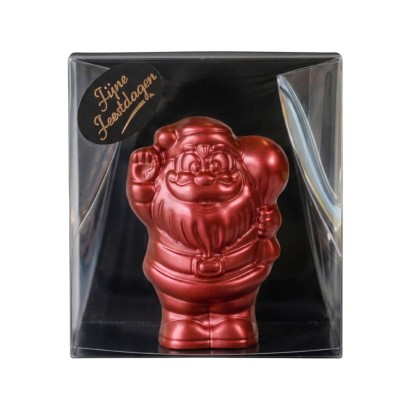 Luxe Chocolade Kerstman Rouge | Vegan | Pecannoot Kaneel | Kerst Chocolade | PUUR Luxe Chocolade Kerstman Rouge | Vegan | Pecannoot Kaneel | Kerst Chocolade | PUUR