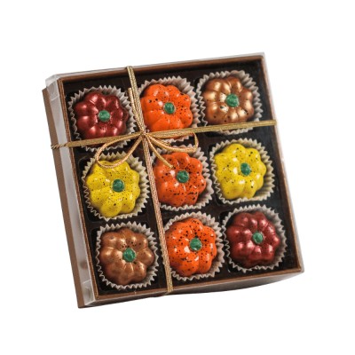 Hello Pumpkin | Pompoen Geschenkdoos | 9 Bonbons | Lindys Hello Pumpkin | Pompoen Geschenkdoos | 9 Bonbons | Lindys