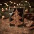 Luxe Vegan Chocolade Kerstboom Crunchy Speculoos Santa Tree PUUR