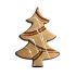 Luxe Vegan Chocolade Kerstboom Crunchy Speculoos Santa Tree PUUR