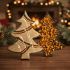 Luxe Vegan Chocolade Kerstboom Crunchy Speculoos Santa Tree PUUR