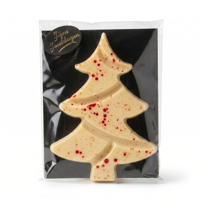 Luxe Chocolade Kerstboom Hazelnoot Praliné | Santa Tree | WIT Luxe Chocolade Kerstboom Hazelnoot Praliné | Santa Tree | WIT